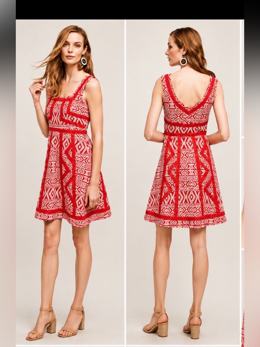 Anthropologie Maeve Emma Dandelion Print Dress